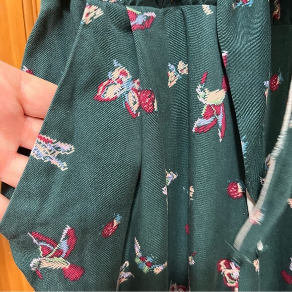 Matilda Jane Evergreen Dream Jumpsuit With Pockets Hummingbird Print NWOT Small - Picture 11 of 15